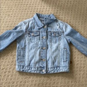 RSQ Juniors Size M Cropped Jean Jacket.
